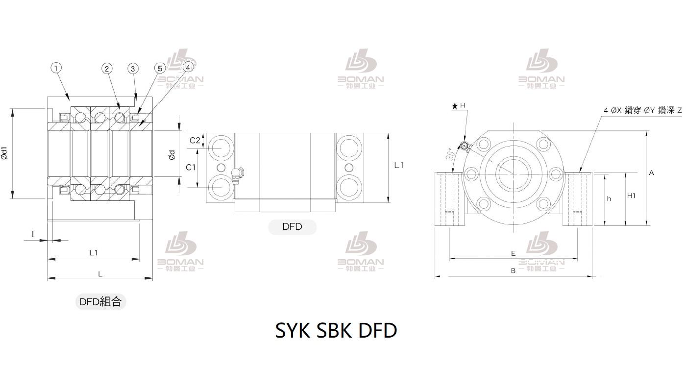 SYK EK10-1 丝杆支撑座syk